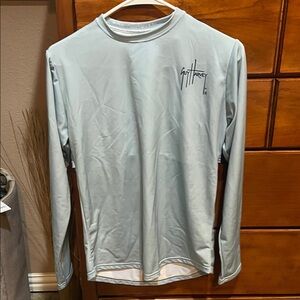 Guy Harvey Men's Sky Blue Long Sleeve Tee